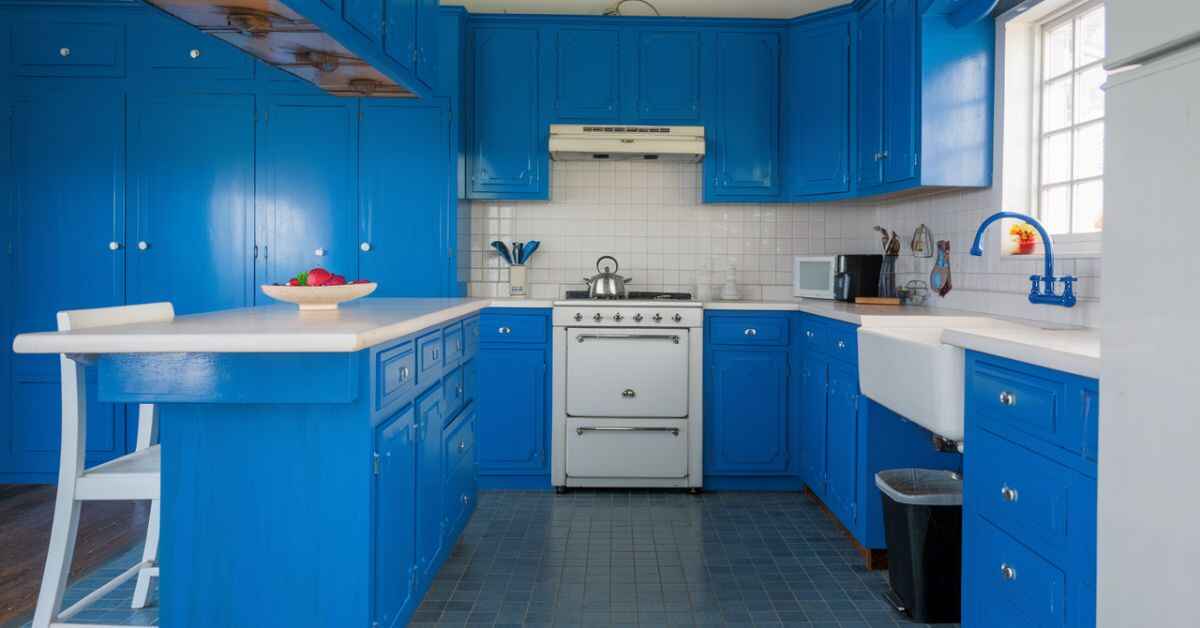 Blue kitchen cabinets ideas