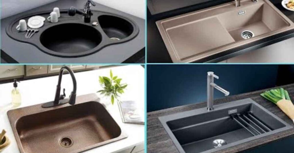 Corner Double Kitchen Sinks 