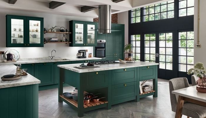 DayGlo Green Cabinets