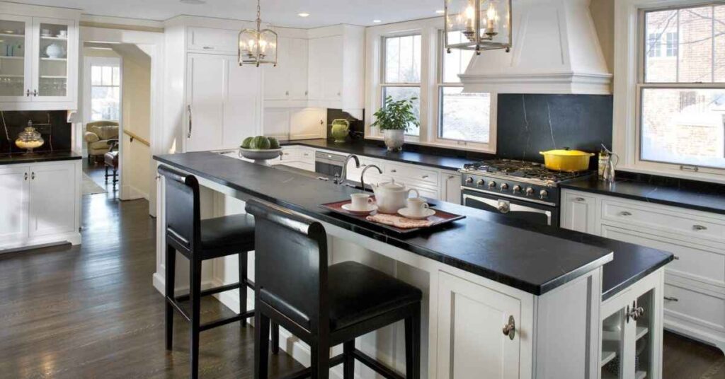 Designing Your Dream Kitchen with Grey Cabinets and Dark Countertops 