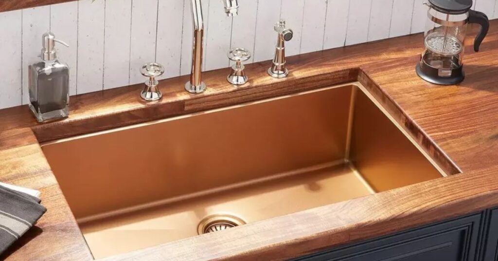 Gold Kitchen Sink home depot 