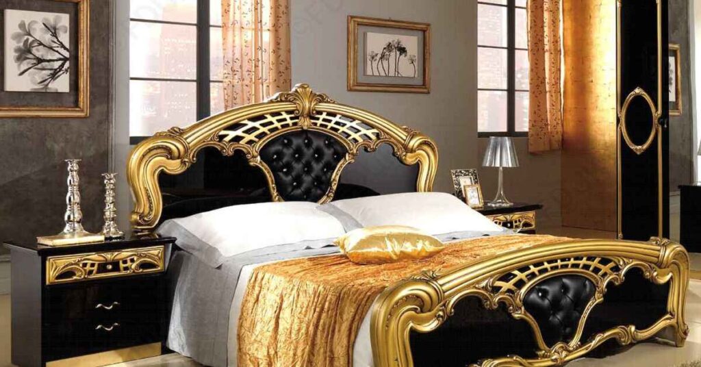 Key Pieces of Black and Gold Bedroom Furniture 