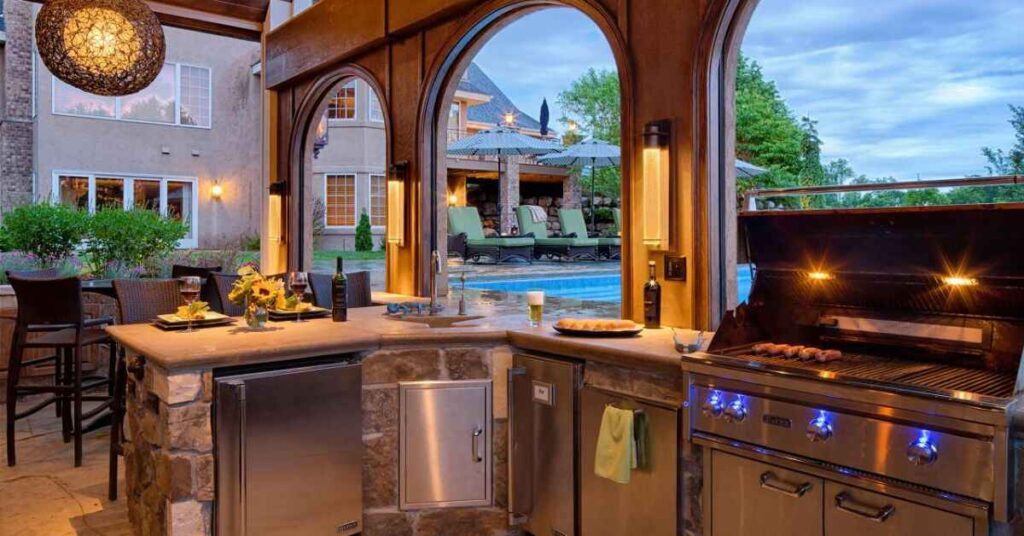 outdoor kitchen cabinets 