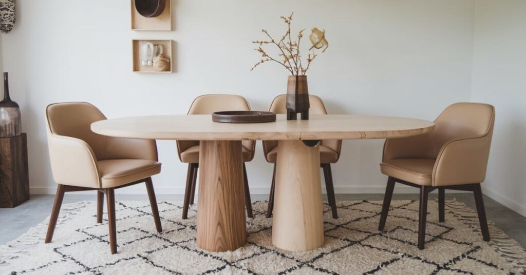 Defining Features of a Japandi Dining Table 