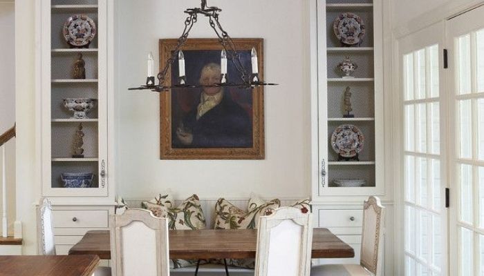 Dining room cabinets with drawers