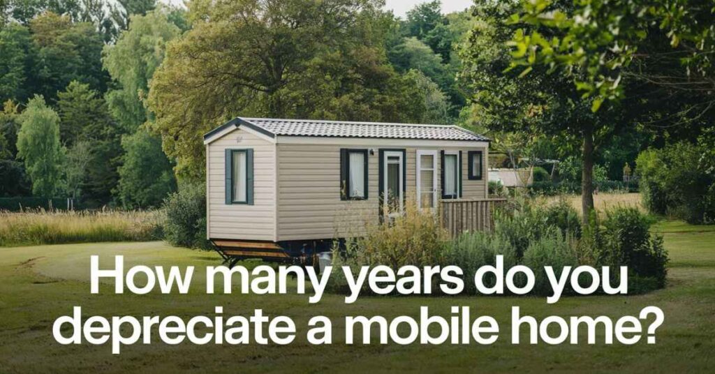 How Many Years Do You Depreciate a Mobile Home 