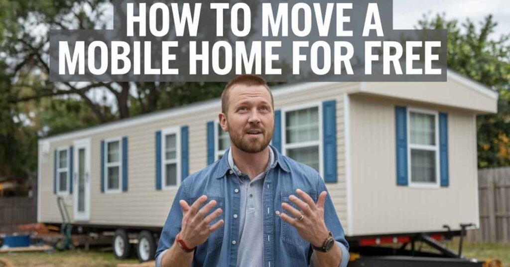 How To Move a Mobile Home For Free