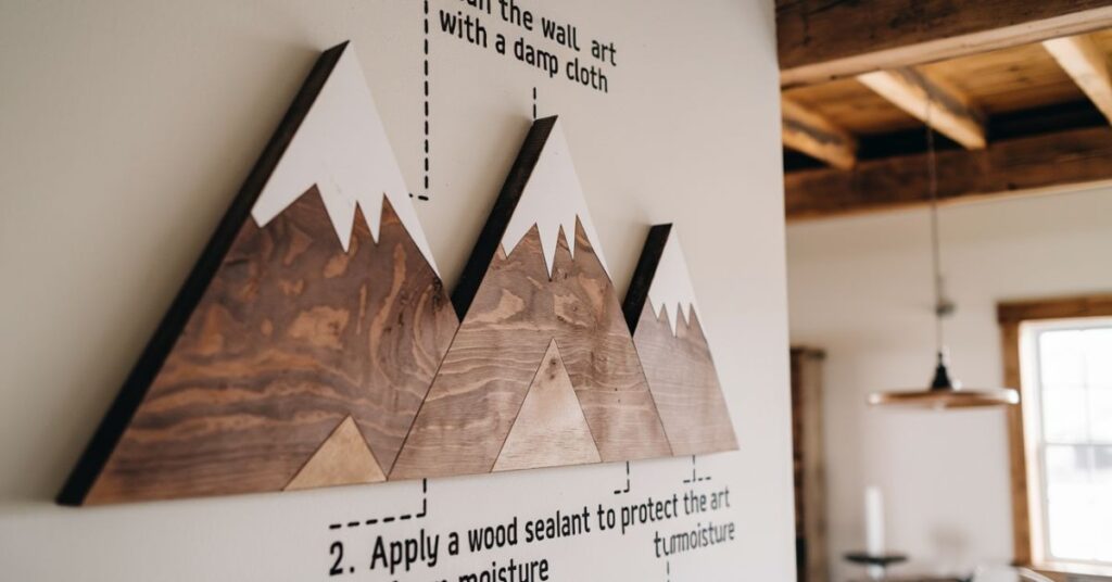 How to Maintain and Care for Your Wood Mountain Wall Art 