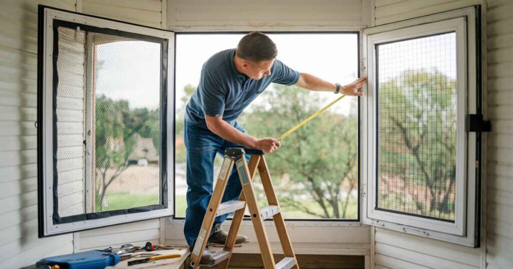 How to Measure for Replacement Mobile Home Window Screens 