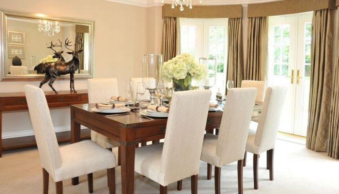 How to make a dining room cabinet luxury