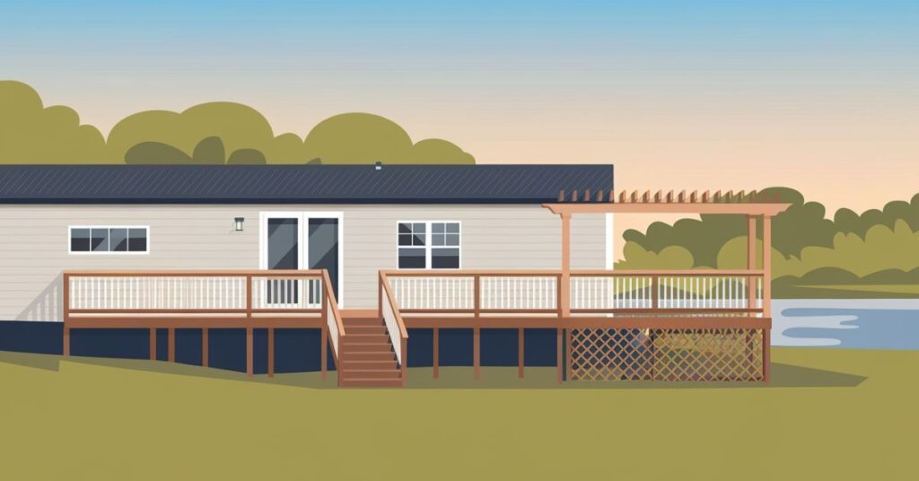 Mobile home deck plans free 