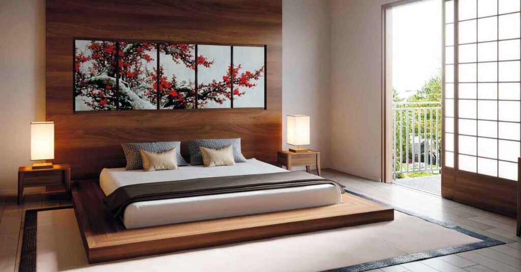 Modern japandi bedroom design ideas 