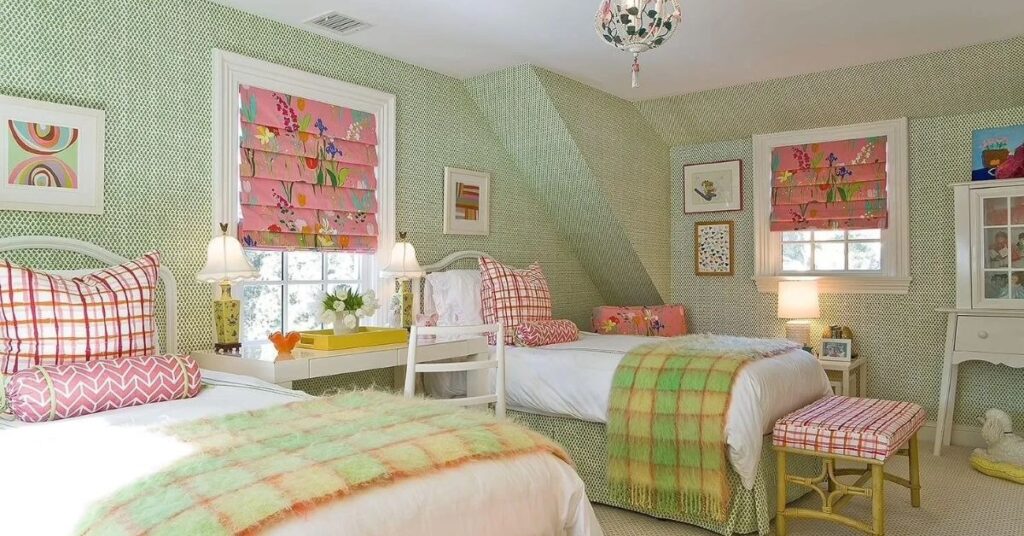 Pink and Green Bedroom Decor Inspiration 