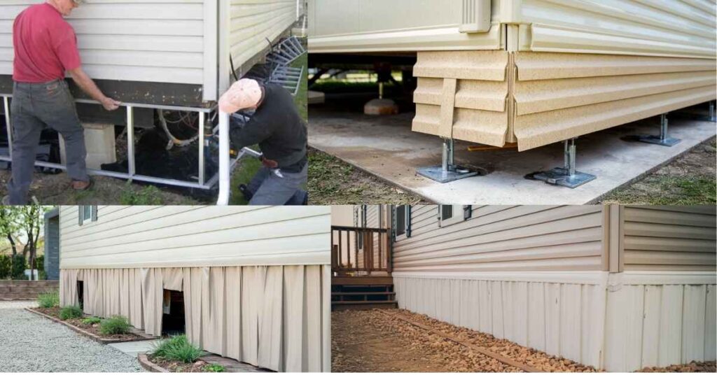 Vinyl Skirting for mobile homes