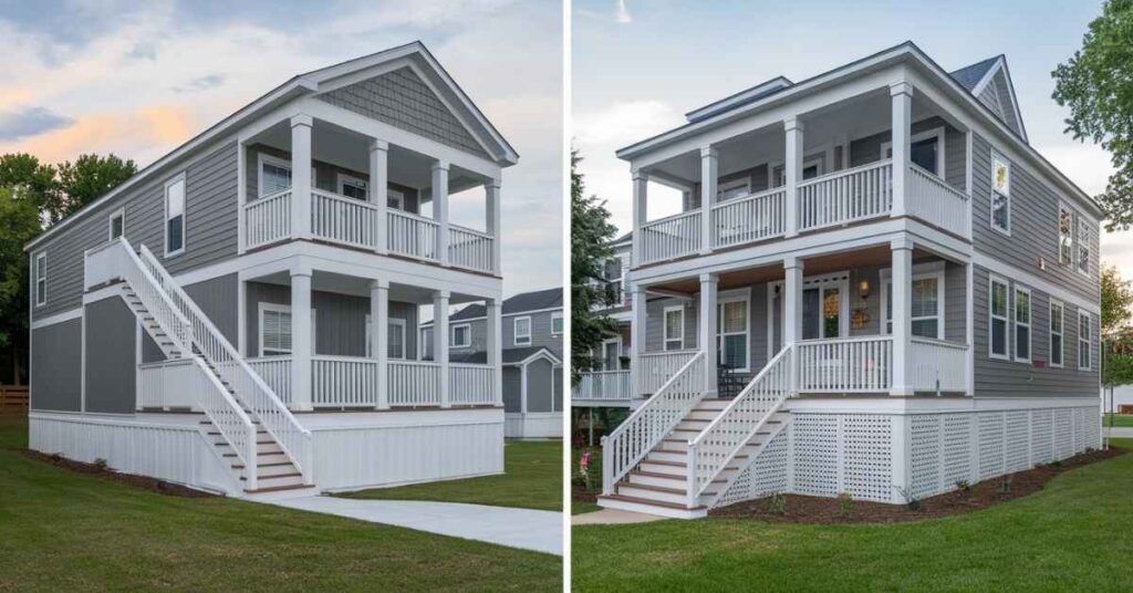 What is the difference between double wide and triple wide