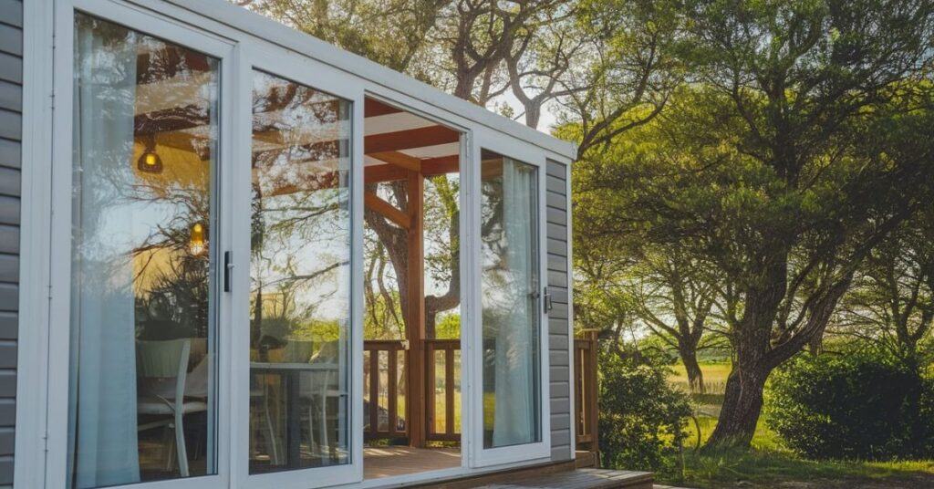 Why Glass Doors Are Ideal for Mobile Homes 