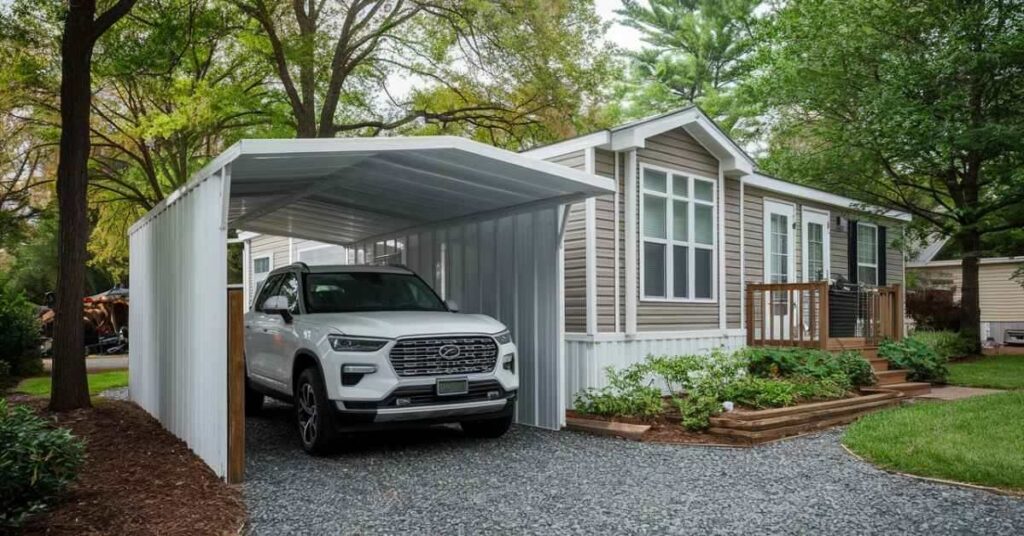 why a Carport is Essential for Your Mobile Home  