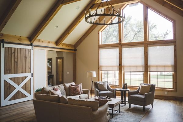 Barn Door Window Shades