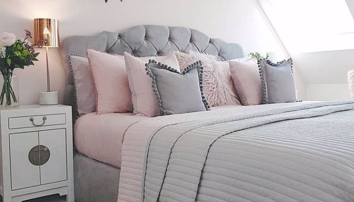 Blush Pink and Grey