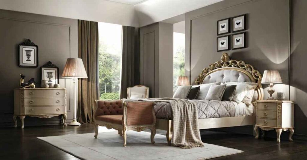 Contemporary country french bedroom