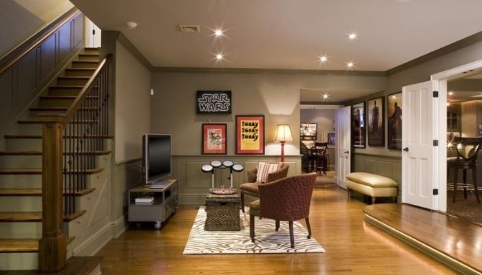 Finished Basement Ideas on a Budget