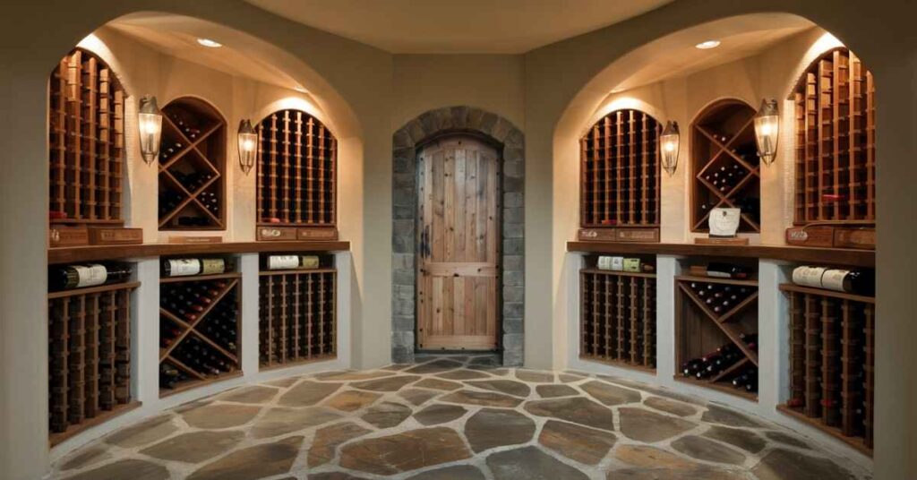 Humidified Wine Cellar in a High-End Basement