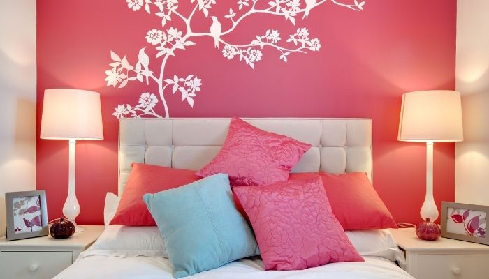 Light Pink Color Combination for Wall