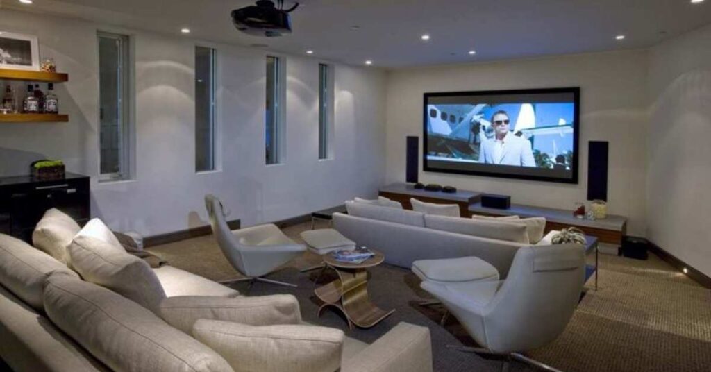 Modern Media Room