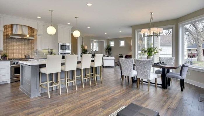 Open Concept Kitchen Living Room