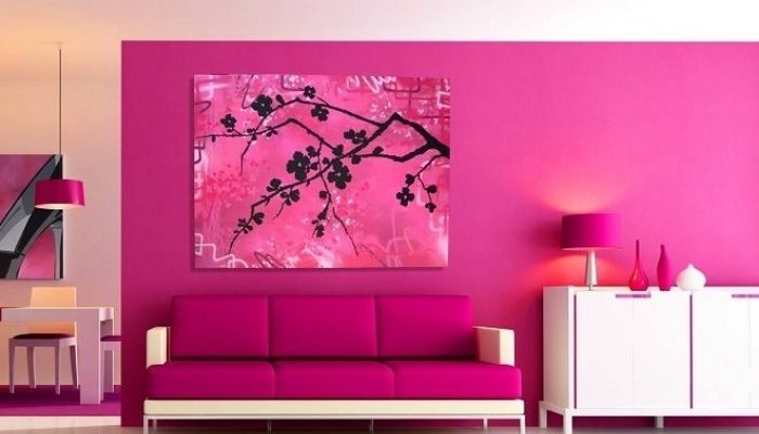 Pink Color Combination for Wall - Paint It All Pink