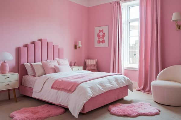 Pink Color Combination for Wall - Paint It All Pink