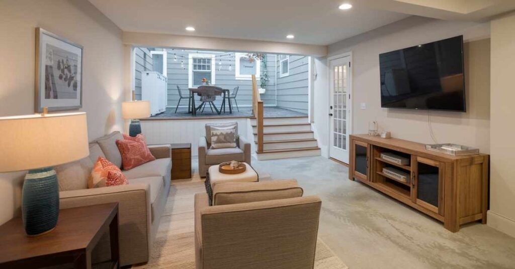 Renovated Basement With Patio Access