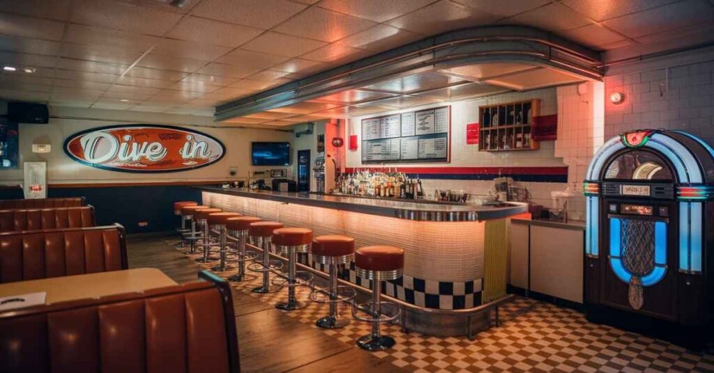 Retro Diner Bar