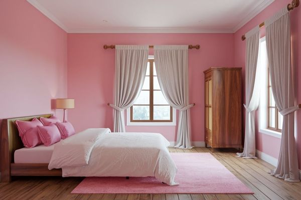 Significance of pink colour combination for bedroom, according to Vastu