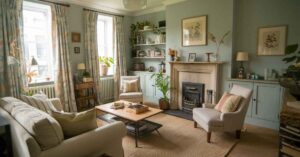 Small English Cottage Living Room