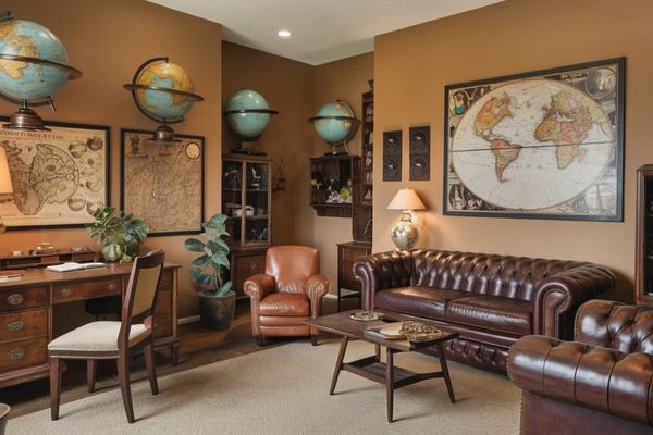 Vintage Globes and Maps