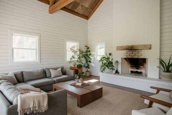 White Shiplap Walls