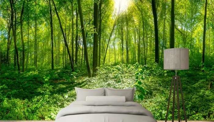 nature forest bedroom decor