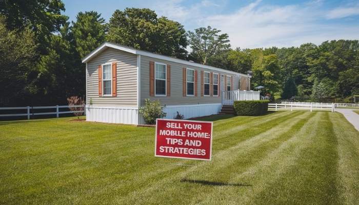 Sell Your Mobile Home Tips and Strategies